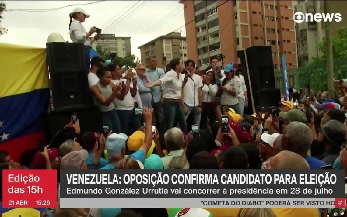 opositor de Maduro, candidato da oposição