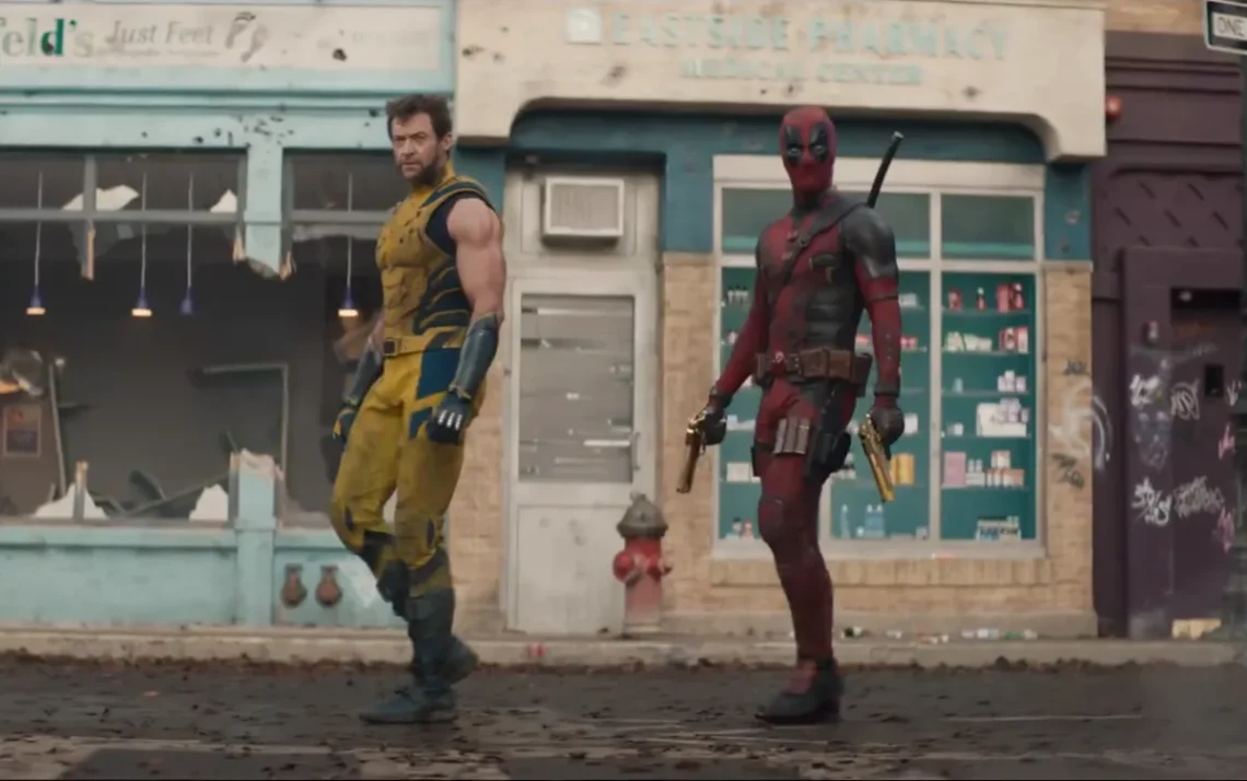 Filme com Deadpool e Wolverine