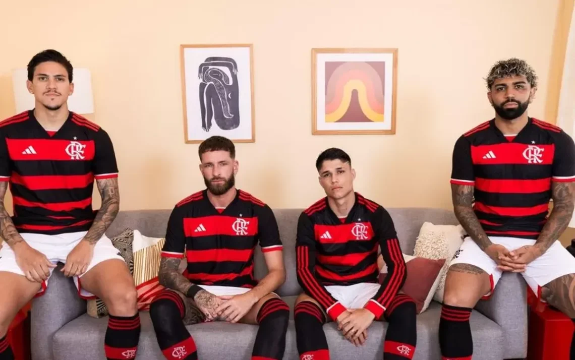 Clube de Regatas do Flamengo, Rubro-Negra, Adidas, Brasil, marca das três listras;