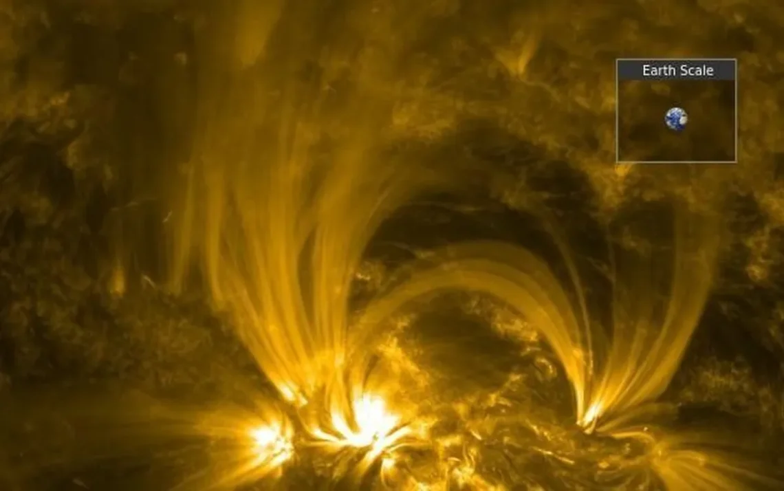 explosões solares, flares estelares.