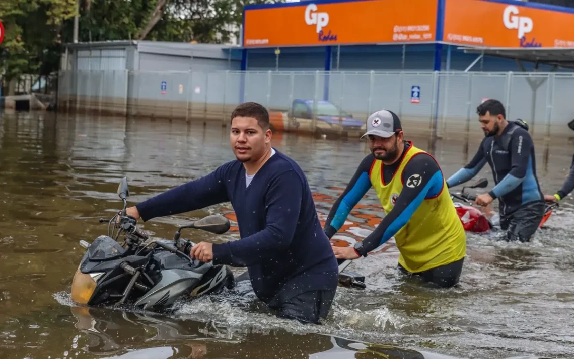 água, do Guaíba, nível, das águas, do Guaíba;