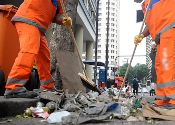 trabalhador, de limpeza, urbana, coletor, de resíduos, varredor, de ruas;