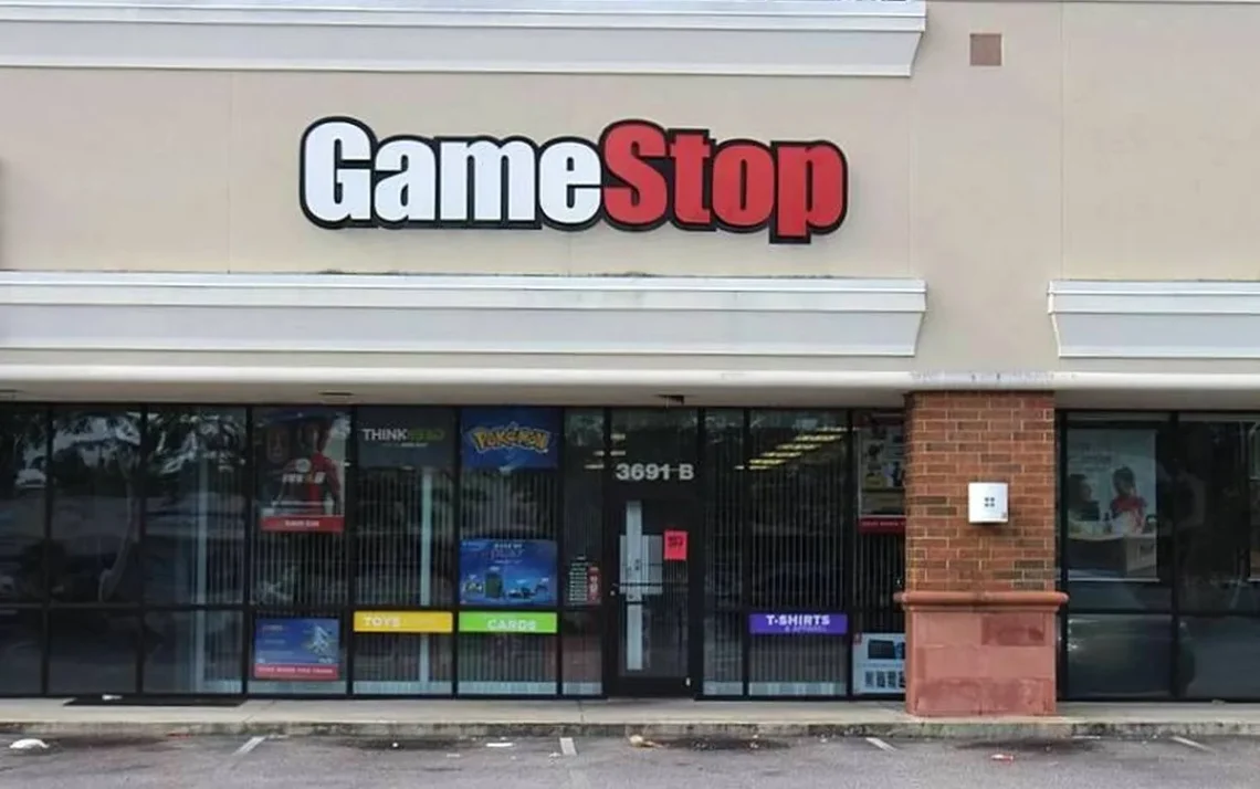 ações GameStop, GME;