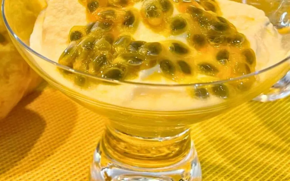 sobremesa, refrescante, mousse, saborosa;