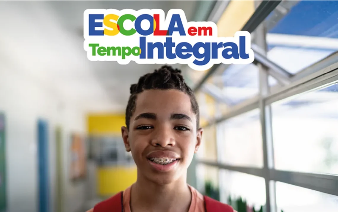 Escola, em Tempo, Integral, tempo, integral, rede, de ensino';