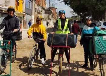 bicicleta, cargueira, bicicleta, bicicleta, de carga